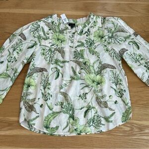 Green Floral woman’s Shirt